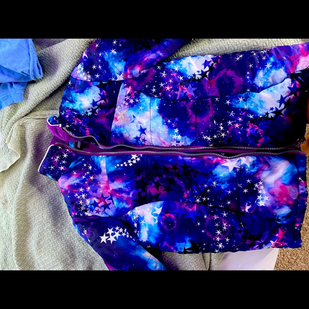 Galaxy ski coat